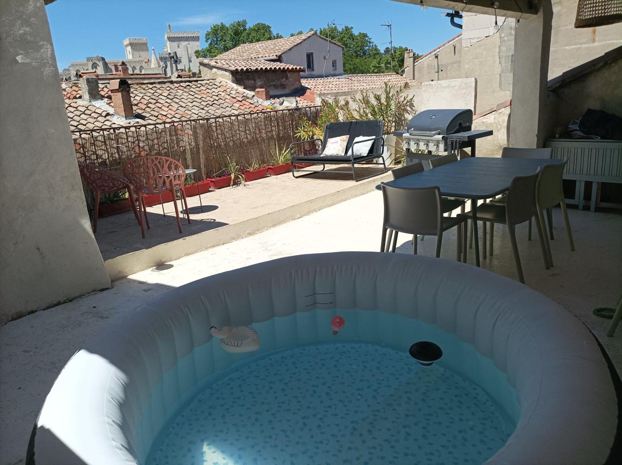 Maison Intra Muros, Terrasses Avec Vue Jaccuzzi Et Garage Awinion Pokój zdjęcie